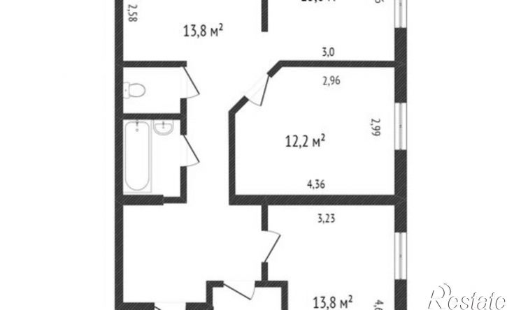 4-комн квартира Уральский пр-кт, 101,  д. 101