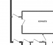 2-комн, 40кв м, этаж 1/5 ул Лебяжинская, 24