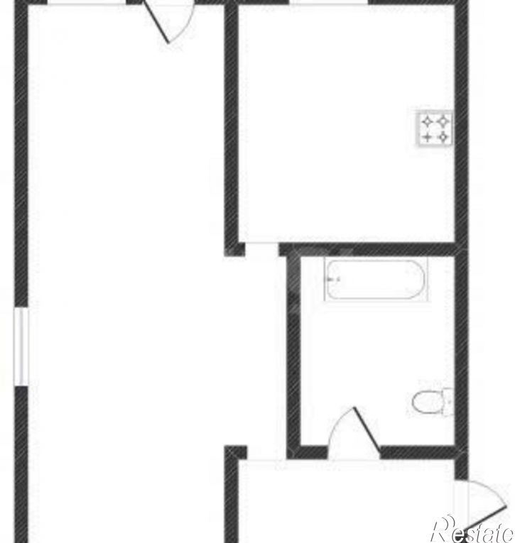 1-комн квартира Ленинградский пр-кт, 1,  д. 1