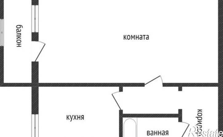 1-комн квартира ул Энтузиастов, 7,  д. 7